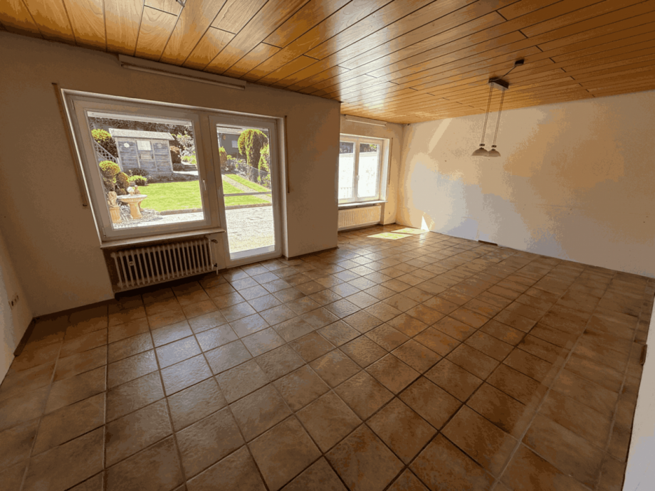 Wohnzimmer original Reihenmittelhaus Neudenau