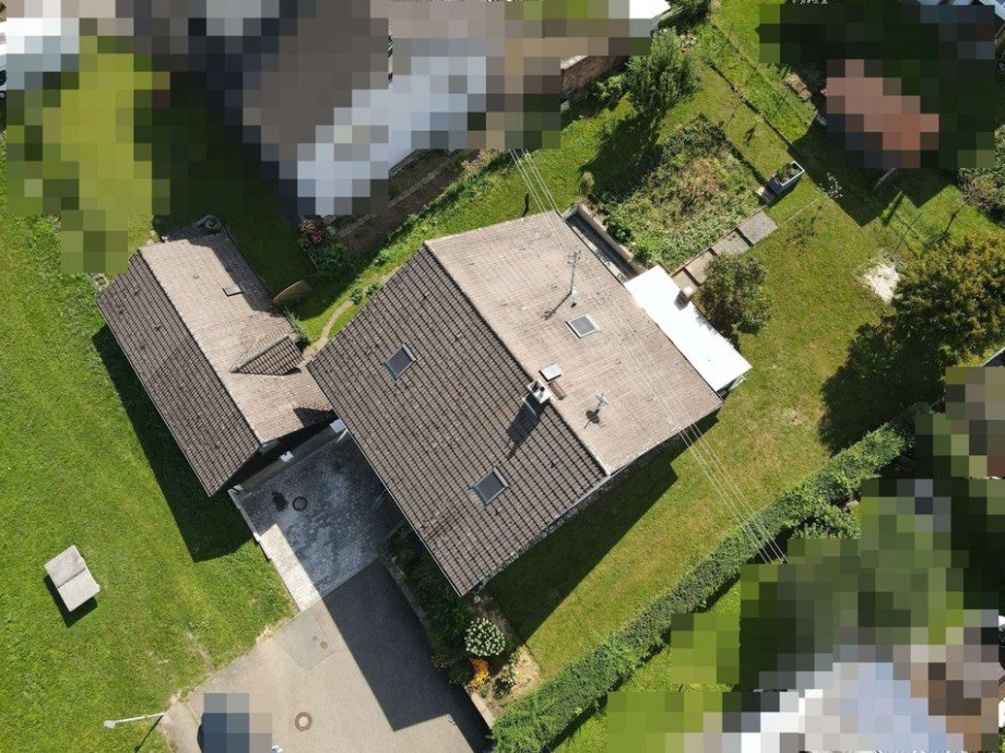 Draufsicht Einfamilienhaus Schefflenz