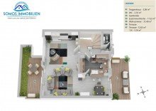 1. Obergeschoss Reihenmittelhaus mit 148 m� Wohnfl�che, 2 Stellpl�tzen, Terrasse und Keller, J�gerhalde S-Wangen