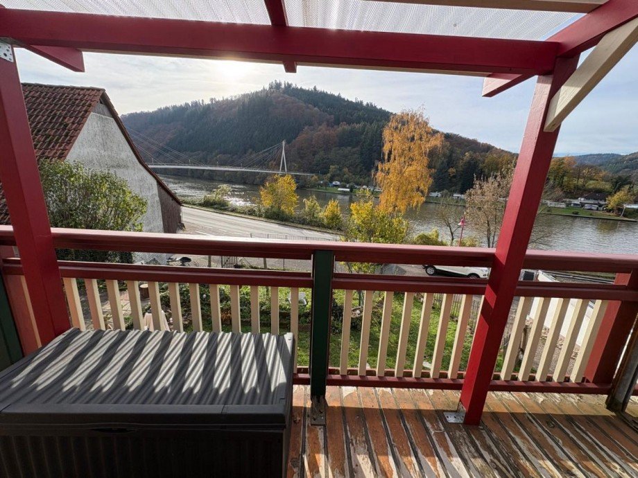 Aussicht Balkon Einfamilienhaus Zwingenberg