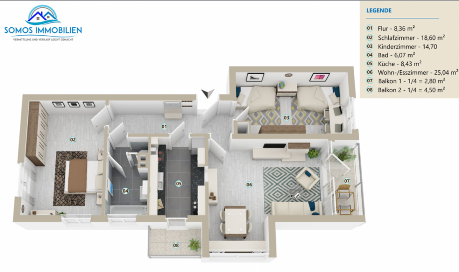 Grundriss ETW Wohnung Stuttgart