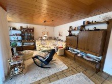 Wohnzimmer gepflegtes Reihenmittelhaus, 126 m� WFL, Terrasse, Balkon, Garage, Garten